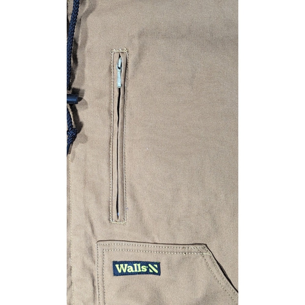 Walls Workwear Insulated Canvas Jacket Quilt Lined Mens 2XL Work Chore Barn Coat - Picture 10 of 15